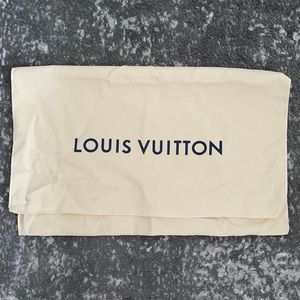 Medium size authentic Louis Vuitton dust bag